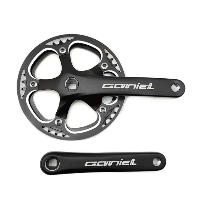 Ano ang epekto ng tapered square shaft na disenyo sa performance at stability ng Folding Bike Single Chainwheel & Crank Set？